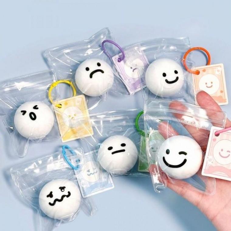 랜덤 표정 포켓 말랑이 키링