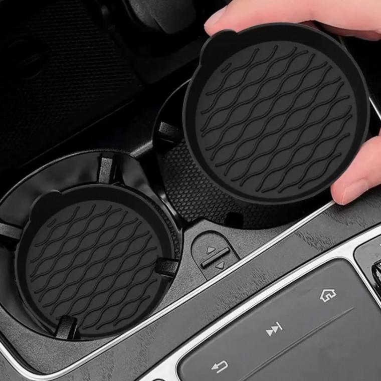 자동차컵매트 차량 실리콘 물컵받침대 4P