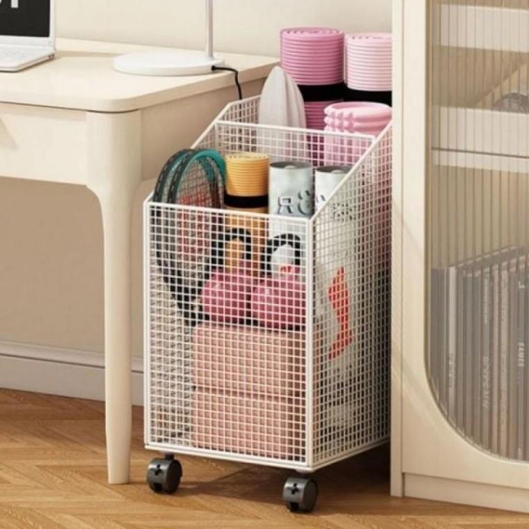 다용도 폼롤러 이동식 무조립 정리함 보관함 운동기구