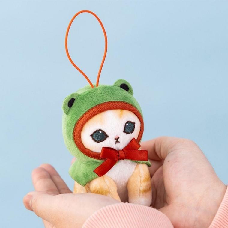 모후샌드 개구리냥 인형 키링 9cm 1P 귀여운 키홀더 열쇠고리 가방 꾸미기