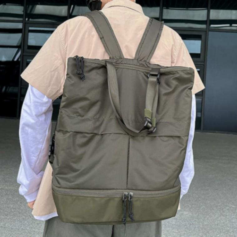 캐주얼 투웨이 백팩 데일리 여행 대학생 가방