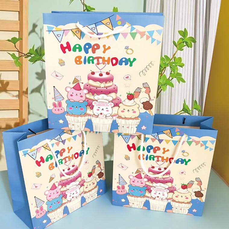튼튼한 종이 선물백 쇼핑백 선물용 종이가방 종이백 포장백 생일축하 1p