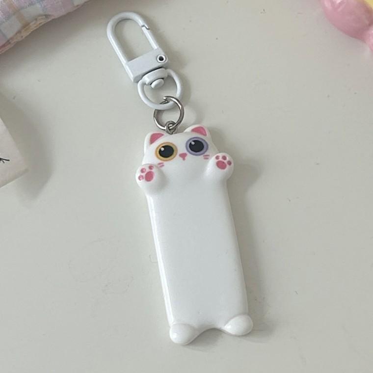 미니 고양이키링 가방 열쇠고리 핑크 1P