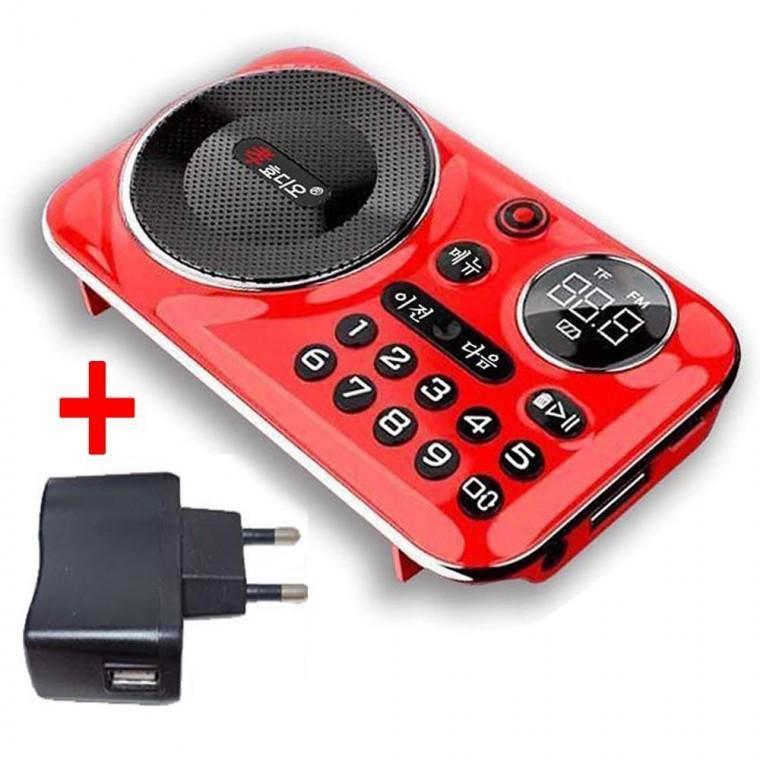 아답타선물 효디오 라디오 usb음악 휴대용 mp3 트로트 뽕짝 캠핑라디오 등산라디오 디지털음악 녹음기