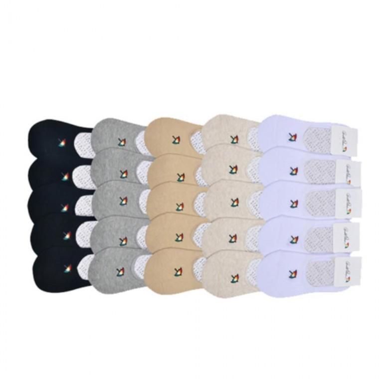 벗겨지지 않는 여성 덧신 양말 10켤레