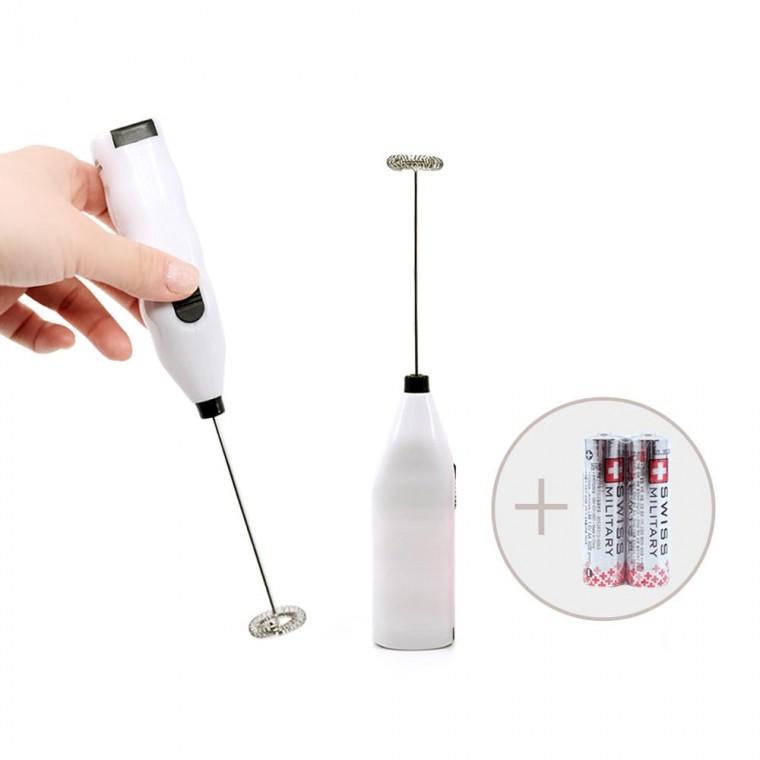 키첸 전동 미니거품기(건전지포함)색상랜덤 전동거품기 우유 커피 휘핑기