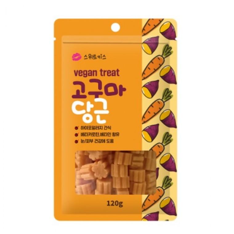 스위트키스 애견간식 고구마 당근 120g 강아지 간식 반려견간식