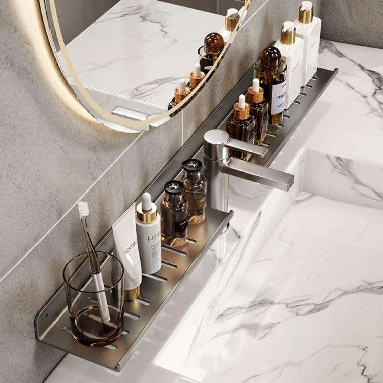 무타공 욕실 세면대 스테인레스 선반