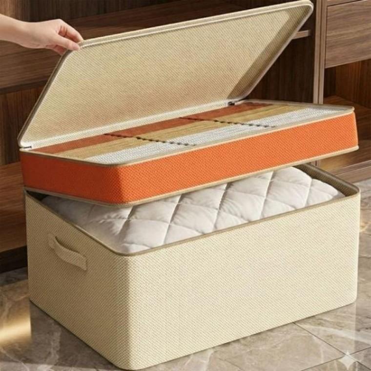 리빙 정리함 옷정리함 수납함 2단분리 박스 수납 공간