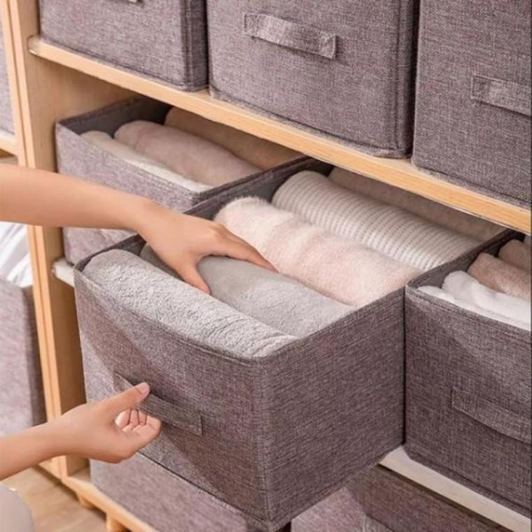 접이식 패브릭 옷수납박스 정리함 수납함
