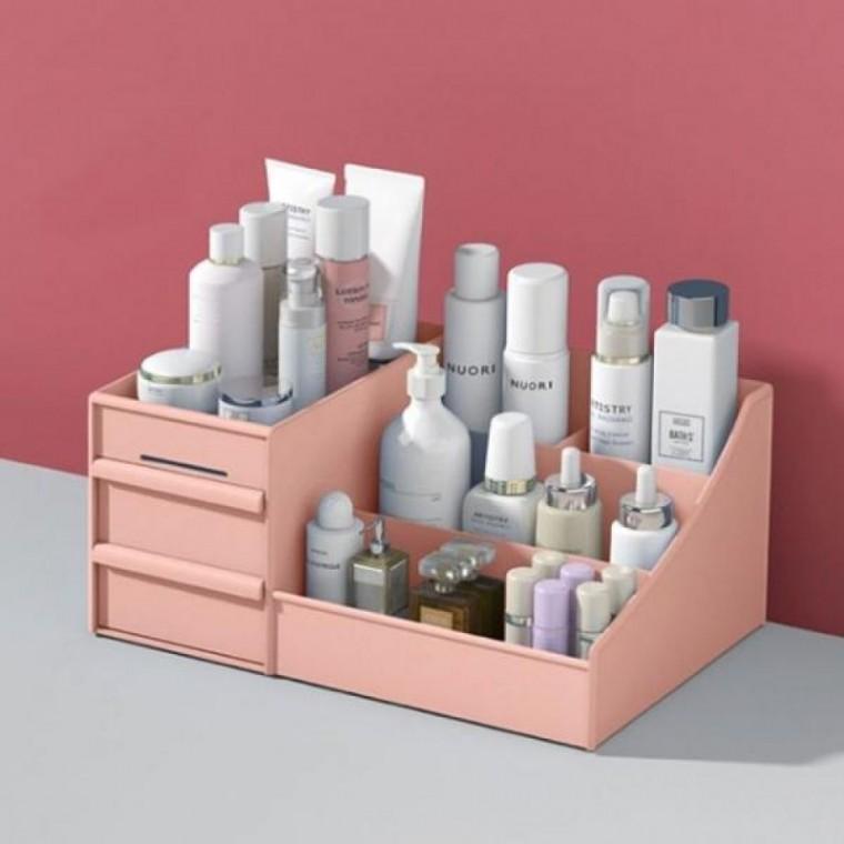 화장품 정리대 립스틱 정리함 책상 수납함 소품 정리