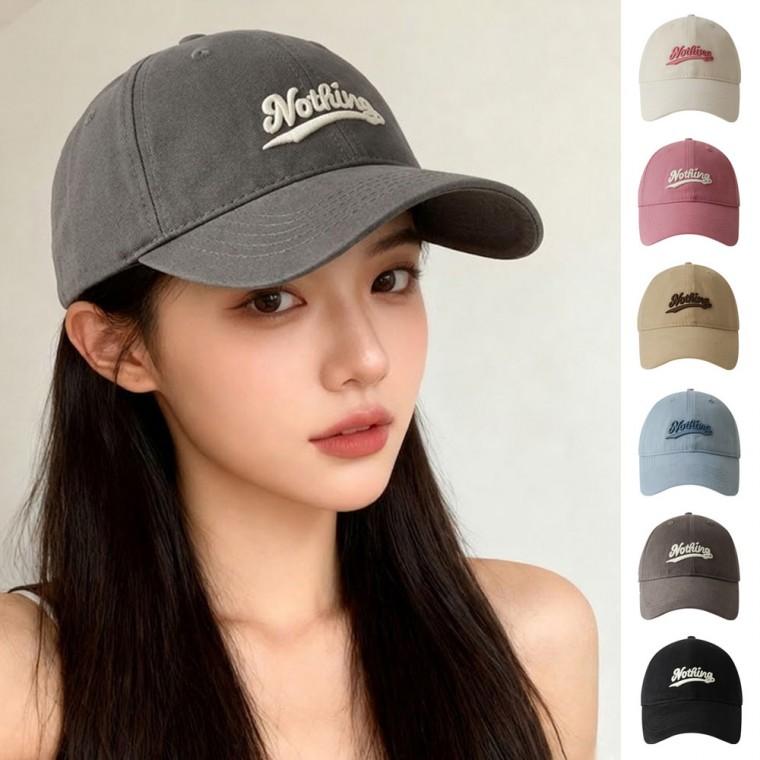 남성 여성 데일리 패션 모자 자수 포인트 깔끔 볼캡