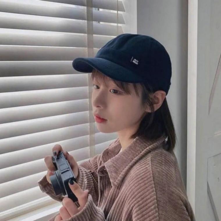 남여공용 패치 숏 챙 캐주얼 야구 모자 소프트 볼캡