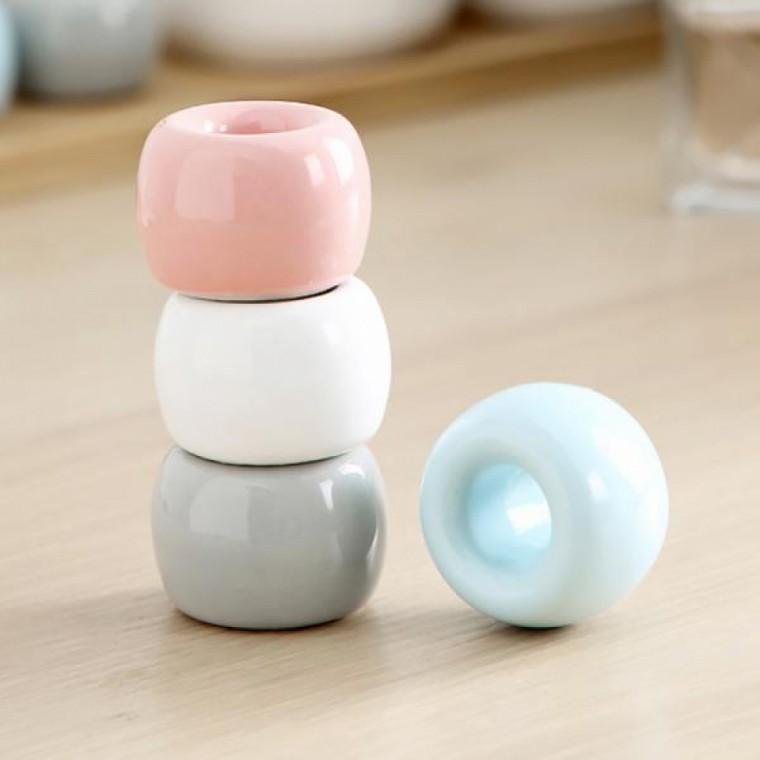 세라믹 스탠드 멀티 칫솔 홀더 볼펜 꽂이 DD-11235