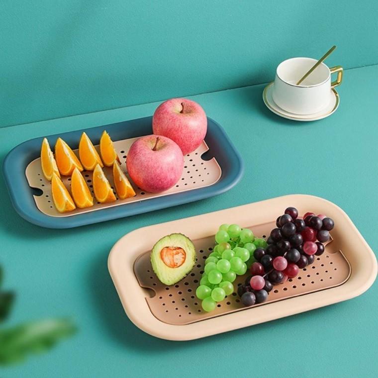 다용도 주방용 거실용 물빠짐 식기 건조 트레이 싱크대 건조대 받침대 설거지 컵 과일용