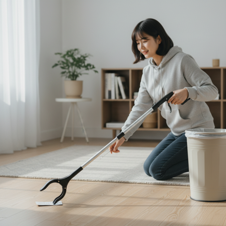 83cm 접이식 다용도 롱집게 청소용 만능 집게