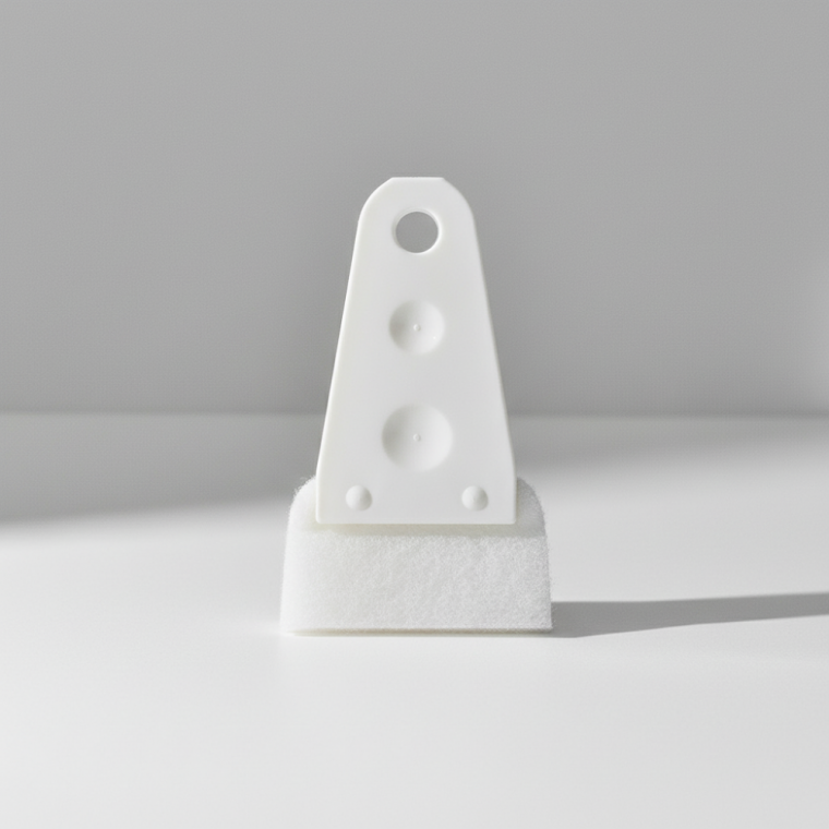 선풍기 먼지제거 브러쉬 창틀 키보드 다용도 세척솔 화이트 5.9cm 10.4cm