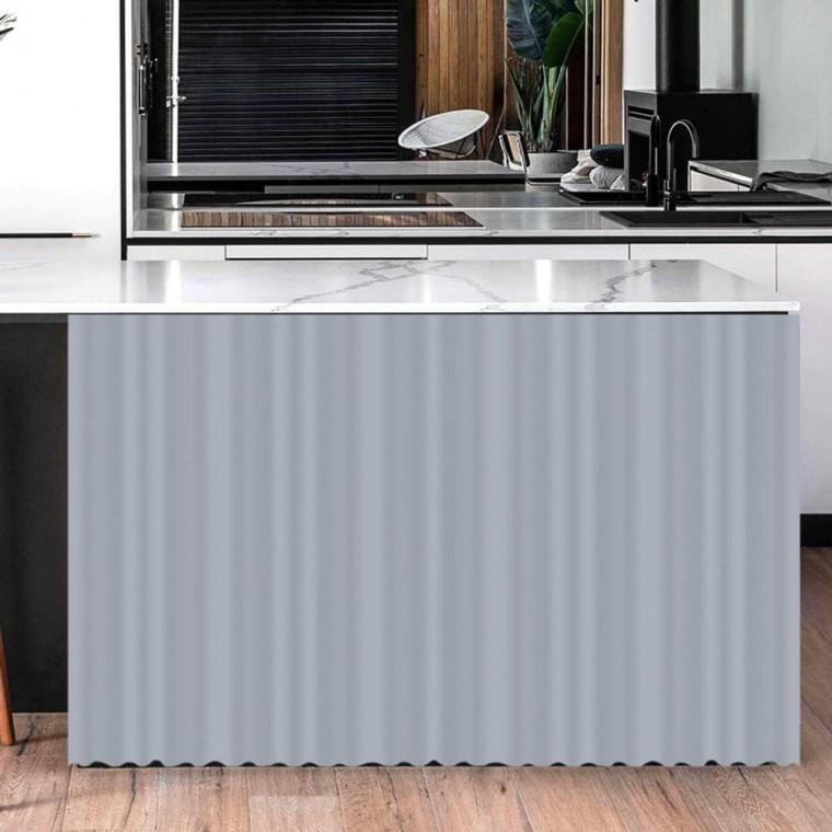 단색 찍찍이 가림막 커튼 가리개 바란스 60x 90cm 주방 가림막천 커턴 인테리어