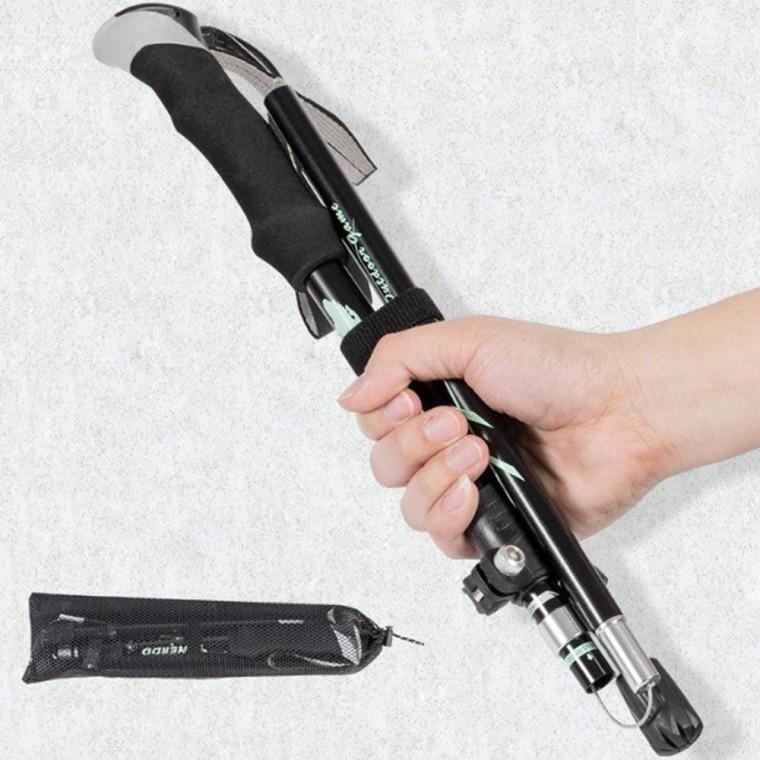 초경량 폴딩 등산 스틱 트레킹 스포츠용 접이식 지팡이 용품 지지대 3단접이 식스틱 야외