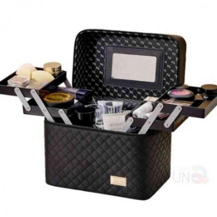 3단 박스 화장품정리함 화장품정리 화장품정리대 화장대정리 메이크업백 화장품