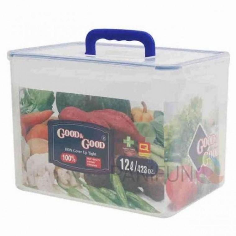 12L 김치용기 플라스틱통 냉장고정리용기 김장김치통 냉장고반찬통 밀폐보관용기 핸들
