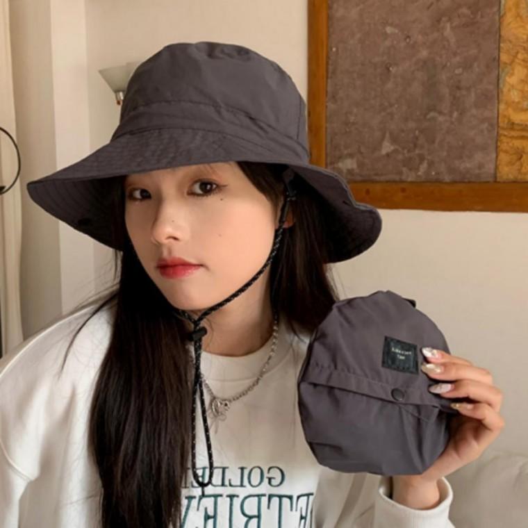 캠핑 버킷햇 모자 접이식 벙거지 등산모자 피크닉 포켓