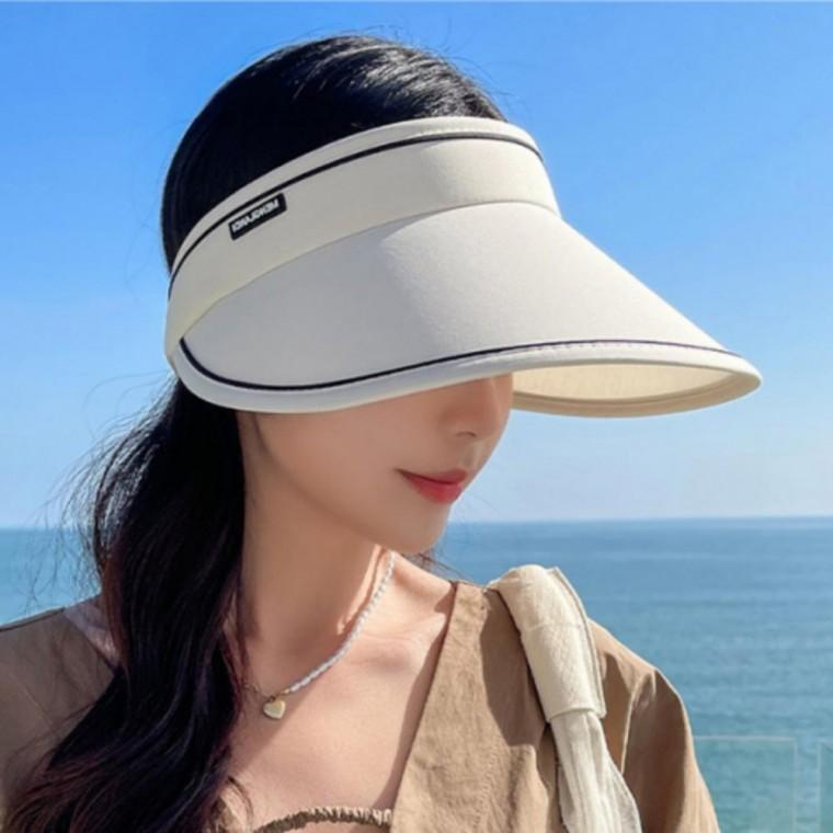 베이직 썬캡 돌돌이 선캡 여름 모자 나들이모자 챙모자