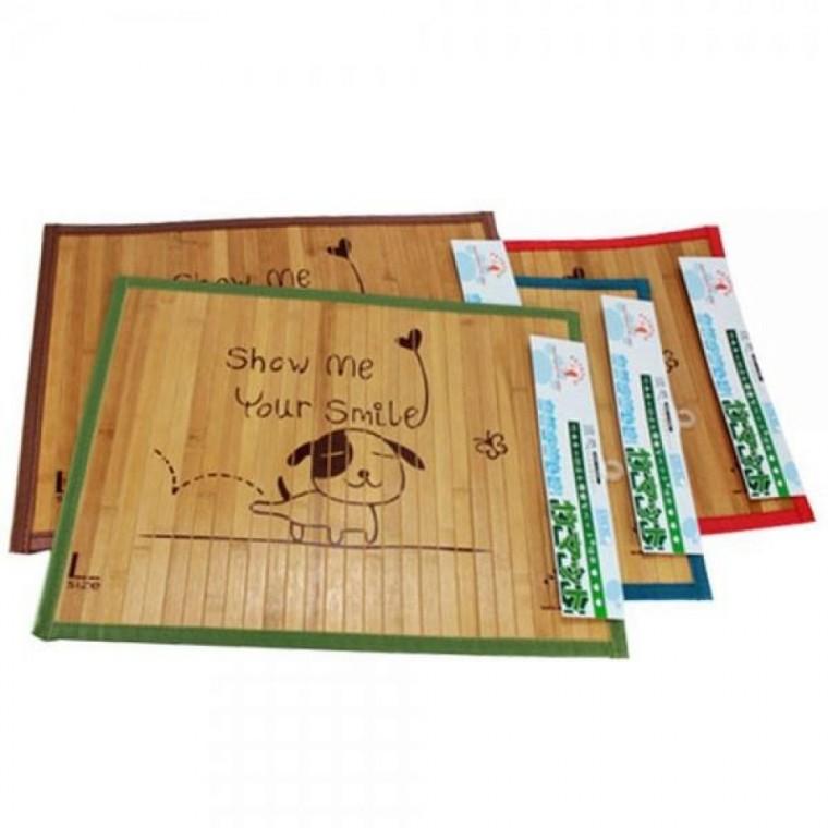 쿨매트 애견 펫쿨매트 반려견 여름매트 펫스타일 강아지쿨매트 (M) (랜덤1개) 대나무