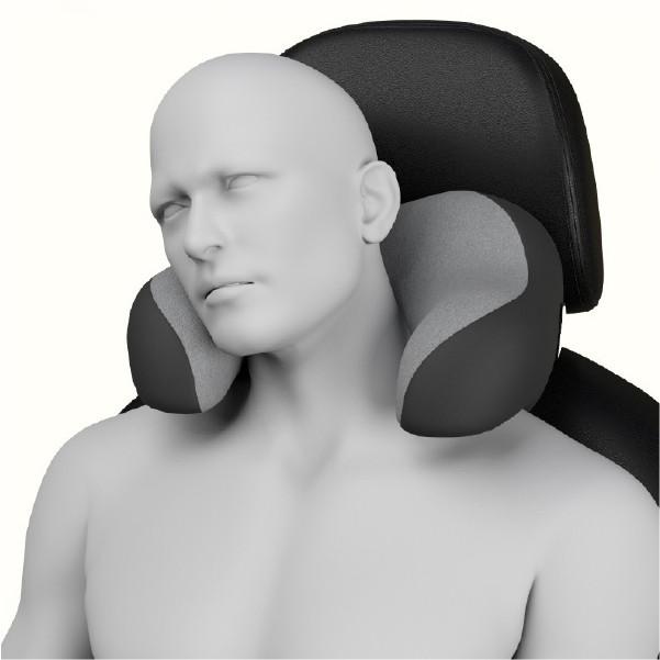 [이거찜] 자동차 목쿠션 메모리폼 목지지 장거리 운전 편안한 차량용 쿠션