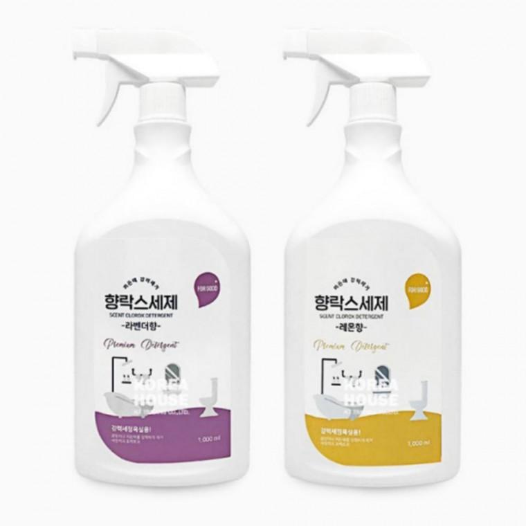 분무형 거품형 욕실 변기 청소 향락스 세제 1000mL