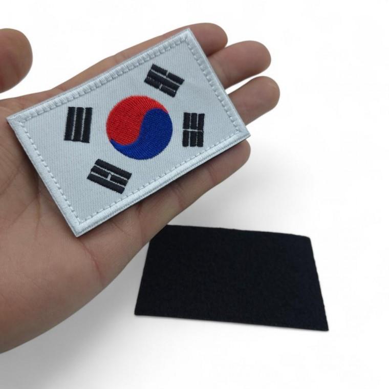 태극기 자수패치 모자패치