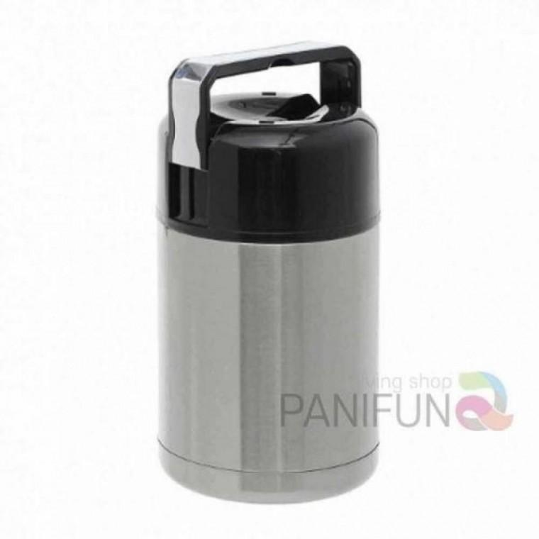 쿠킹 보온죽통 1L실버 미니죽통 등산보온통 스텐보온밥통 국용기 미니보온도시락