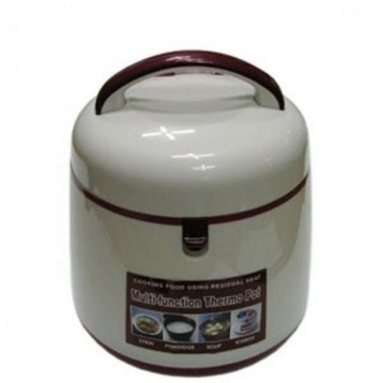 스텐 보온 밥통 찬합 써모 레드 2.5L 도시락 소풍