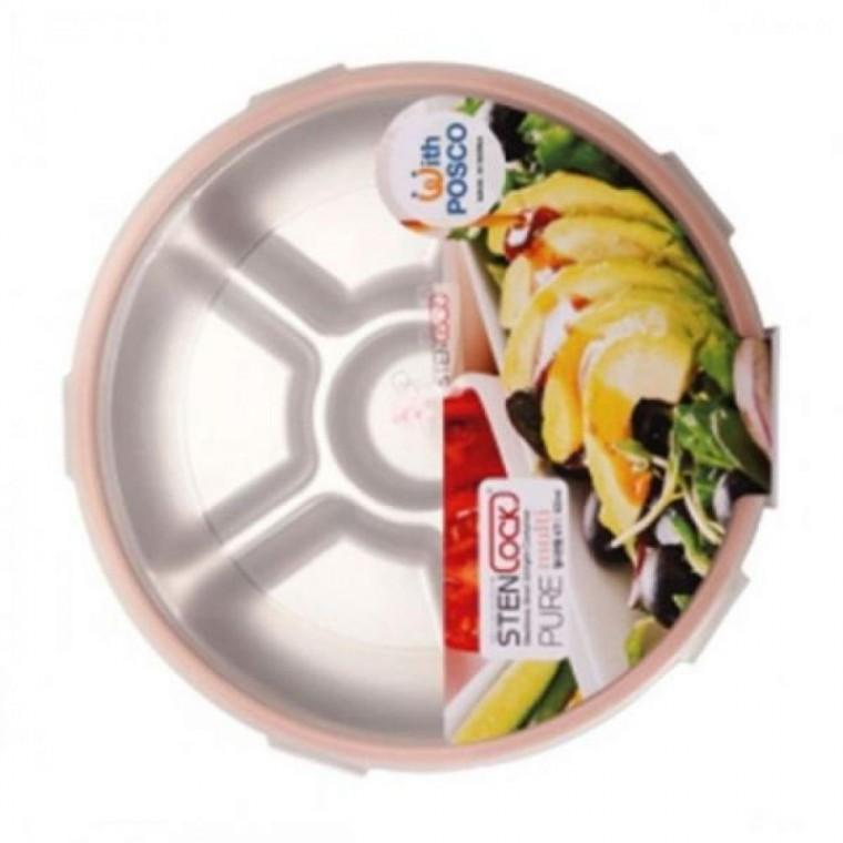 스텐락 멀티 밀폐용기 920ml 원형 나눔 반찬통 도시락