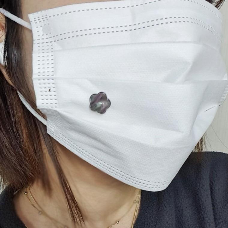 마스크가드 자개 고정핀 마스크프레임고정 마스크핀 마스크단추