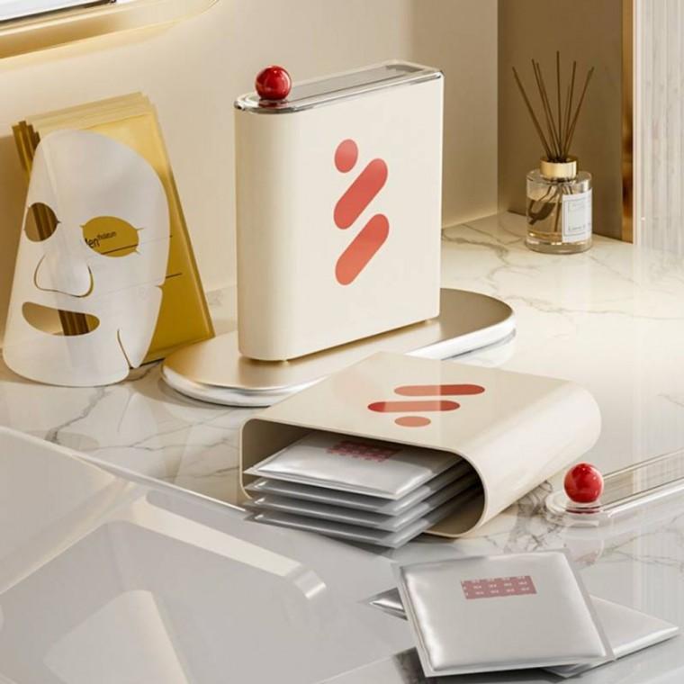 화장대 정리 수납함 방진 케이스 마스크팩 보관함 데스크