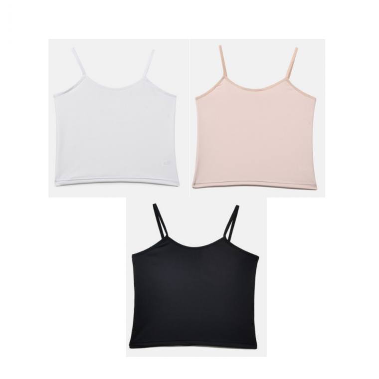 레이어드 하기 좋은 여성 크롭 끈나시