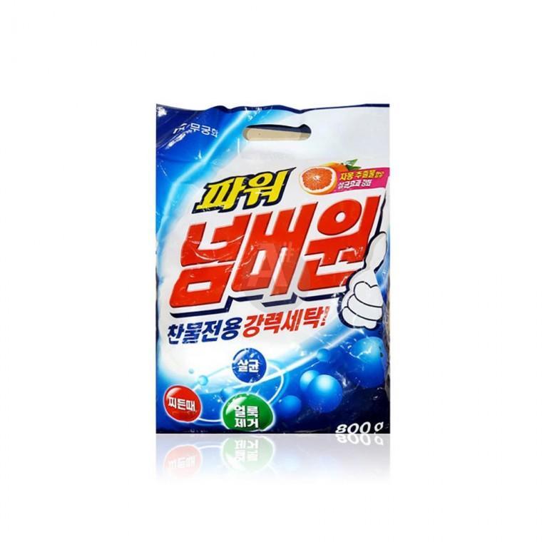 무궁화 파워 넘버원 세탁세제 분말세제 800G 업소용 가성비세제 찬물전용 빨래세제 세탁가루세제 세제가루