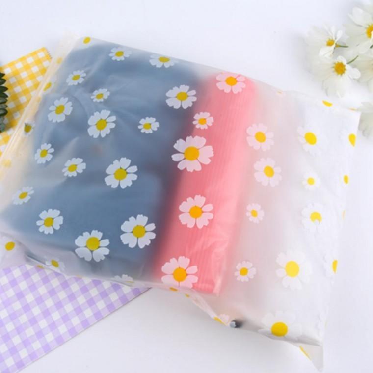 지퍼백 플라워 26x35 반투명 반투명 식품보관용 대용량 주방