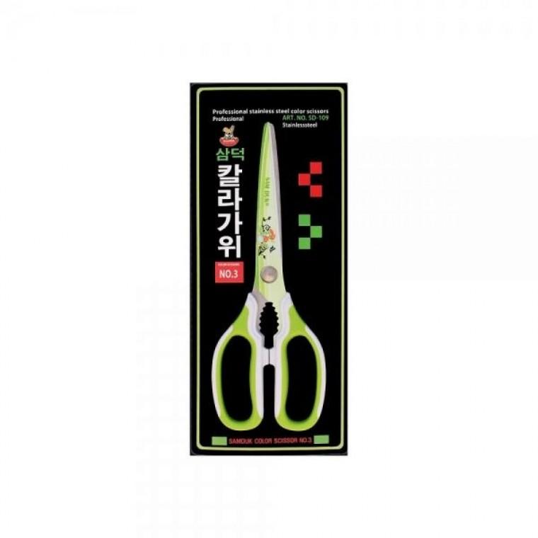 삼덕 주방용 칼라가위 3호