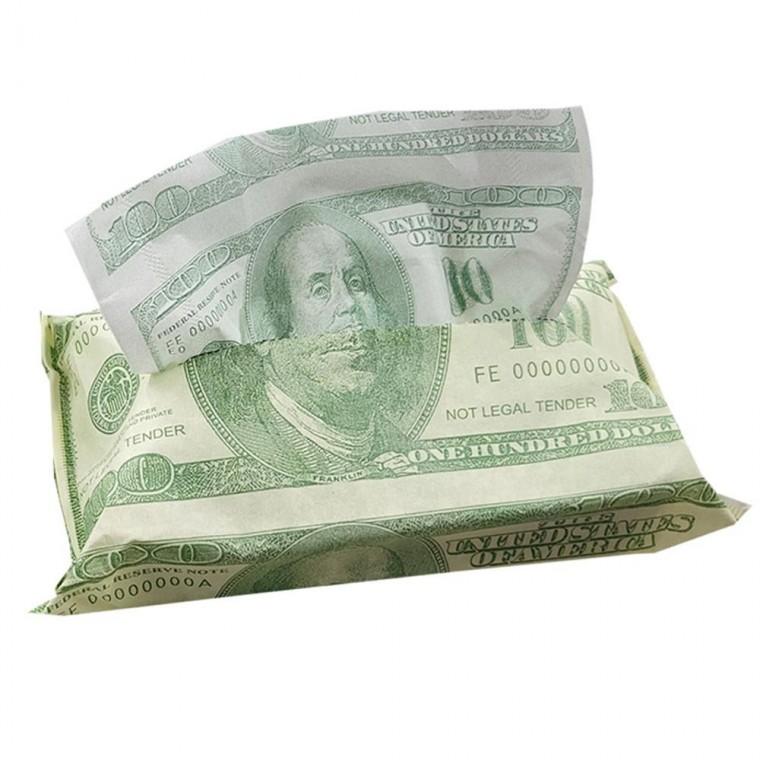 집들이 사각넵킨 대박기원 뽑아쓰는 주방용품 달러티슈 돈휴지