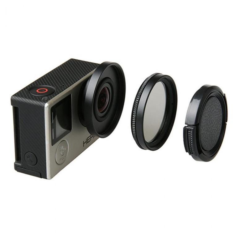 고프로 히어로 3+ 4 호환 CPL 필터 37mm 편광 렌즈