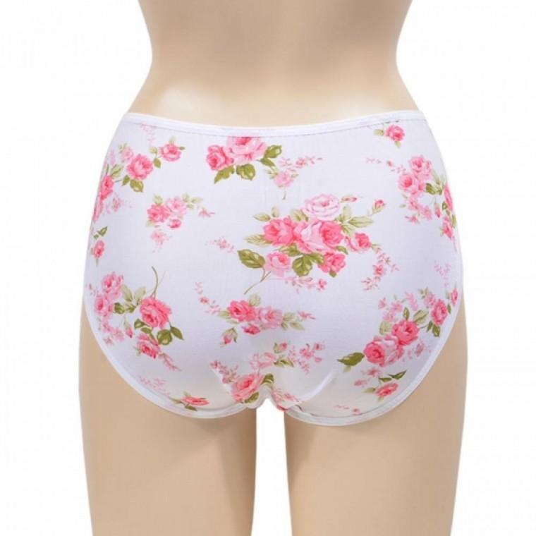 화사한 꽃무늬 엄마 쿨인견 맥시 팬티