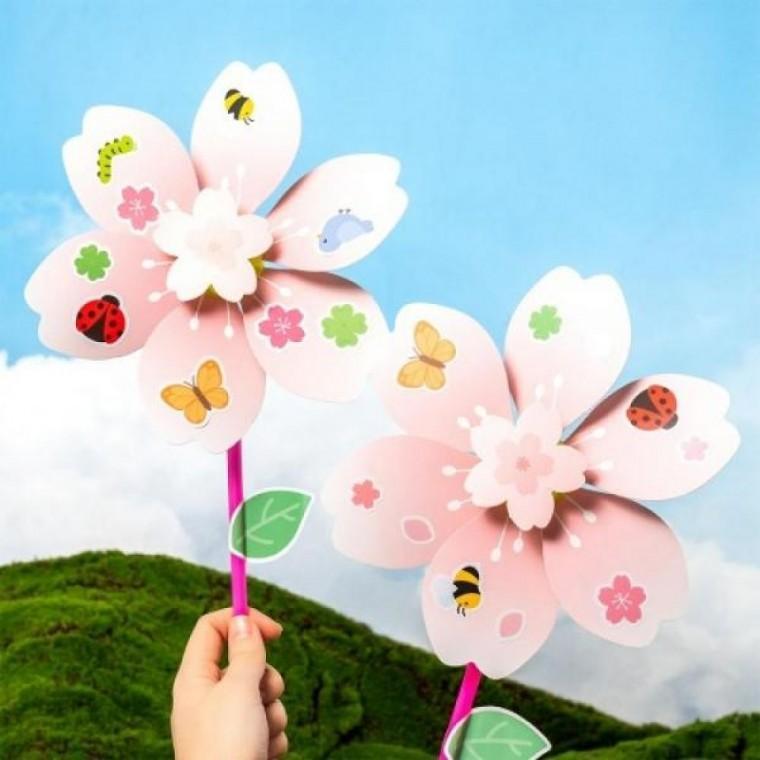 봄 바람개비