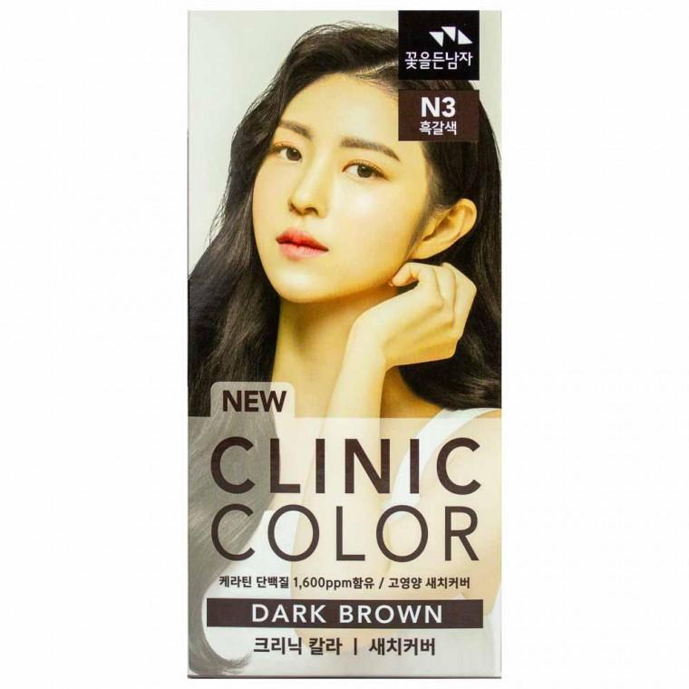 꽃을든남자 클리닉칼라 N3-흑갈색