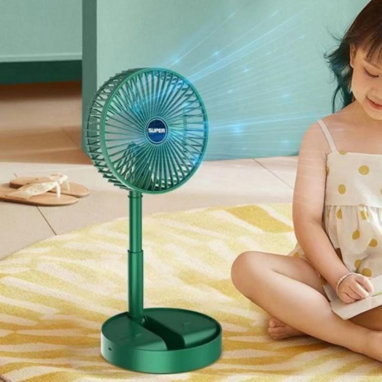 선풍기 폴딩 무선 휴대용 가정 스탠드 책상 캠핑 3단