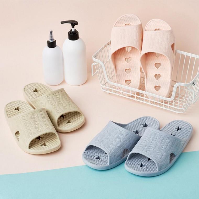 꽈배기 욕실화 PVC 욕실슬리퍼