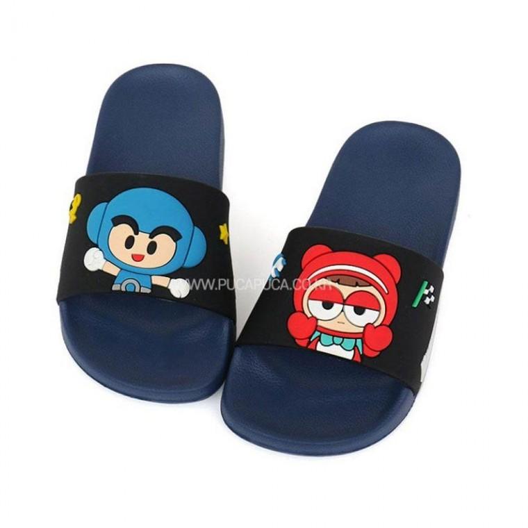 러쉬 캐릭터 카트라이더 여름 신발 슬리퍼 아동 학생