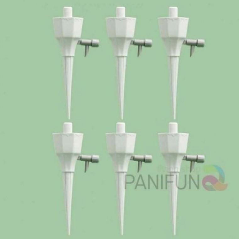 화분꾸미기 화분 화분키우기 자동물주기 자동급수기 원예용품 화이트 텃밭물주기 6p