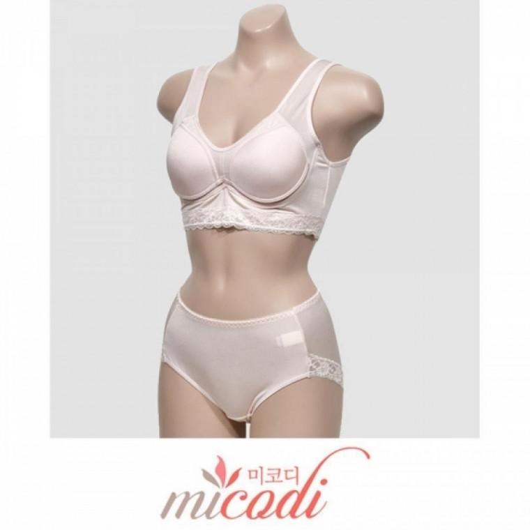 풍기인견 스포츠 노와이어 브라탑 세트